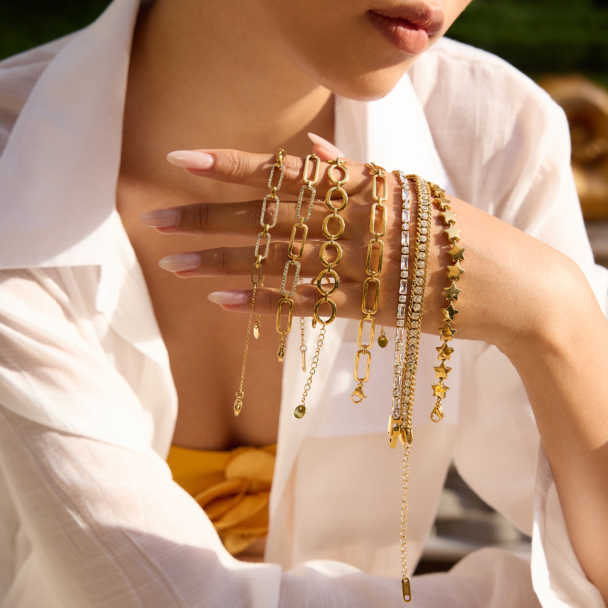 Náramek ELENYS Luminara Slim na ruce